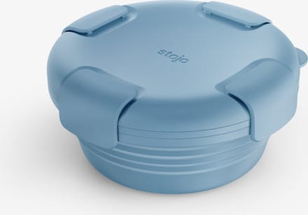 Stojo - Bowl - Vershouddoos / Lunchbox - met Deksel - 1065 ml - Opvouwbaar - Herbruikbaar - Steel