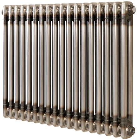 Traditionele radiator - 2-kolom - 600x830 mm - ruw metaal