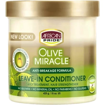 African Pride Leave-In Conditioner Creme Olive Miracle 443 ml