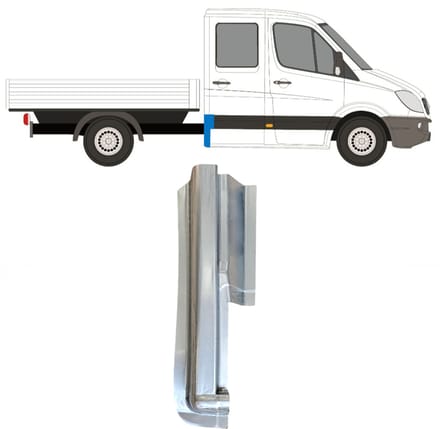 Reparatiepaneel achter hoek voor Mercedes Sprinter 2006-2018 / Rechts
