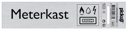 Pickup Route Alulook 165x44 mm - Meterkast