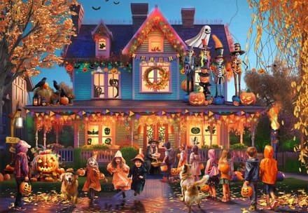 Bluebird Puzzle Halloween - legpuzzel 1000 stukjes puzzelspel.