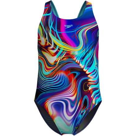 Eéndelig badpak met print meisje Speedo