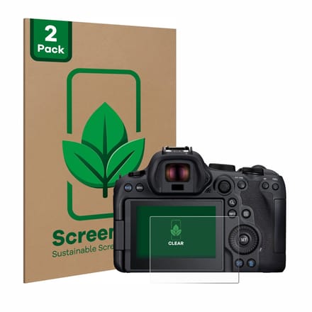2 Stuks Screenprotector voor Canon EOS R6 Mark II - Hoogwaardige Beschermfolie transparant