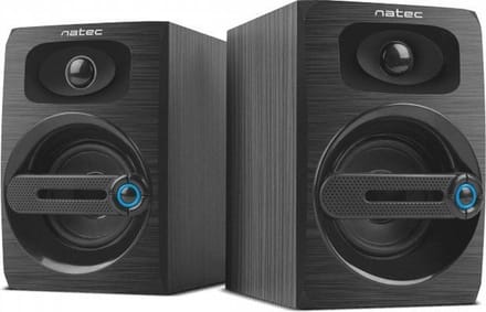 Natec Glosniki 2.0 Cougar 6W RMS Czarne - 2.0-channel