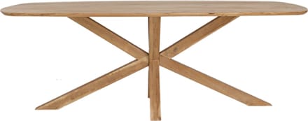Tower Living Eettafel Crotone Deens ovaal acacia 260 cm - Naturel