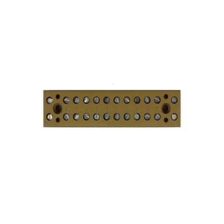 12-Poorts Aansluitstrip 4mm² 400V Schroefaansluiting - 0625320000