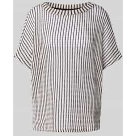 Relaxed fit T-shirt in gebreide look, model 'Umila'