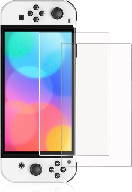 STEN Screenprotector Geschikt voor Nintendo Switch OLED Model - 2 stuks