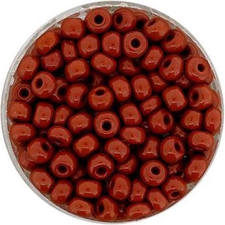 9306-054 Rocailles donkerbruin opaque 4.5mm