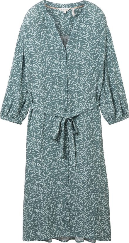 TOM TAILOR printed dress with belt Dames Jurk - Maat 38