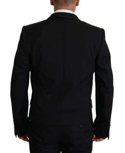 Dolce & Gabbana Zwart Dubbelzijdig Colbert Herenjas