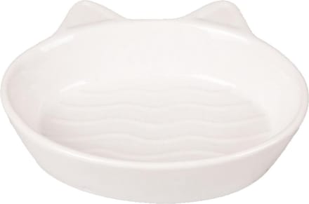 Flamingo - Kattenvoerbak Gizmo - Wit - 13.5 x 12 x 3.5 cm