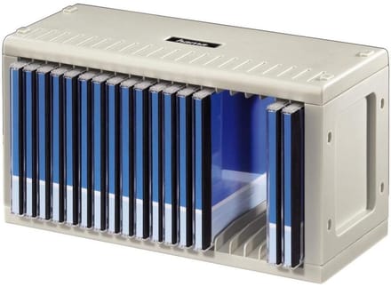 MIRA® Cd Opbergdoos - Cd Opbergsysteem - Cd Koffer - Grijs - 31cm x 14cm x 6cm