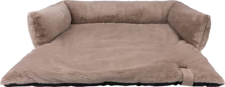 District 70 NUZZLE - Zachte Mand Voor Op De Bank - Medium: 75 x 75 cm - Taupe