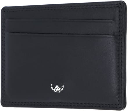 Golden Head Leren kaarthouder Polo RFID Protect Kartenetui 4448 Schwarz zwart