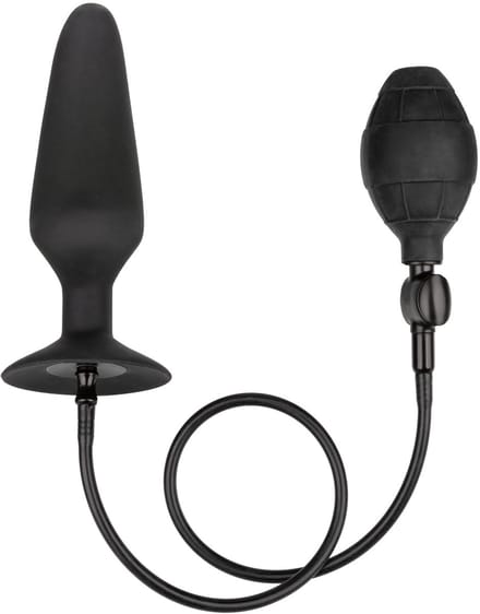 CalExotics - XL Silicone Inflatable Plug - Anal Toys Buttplugs Zwart