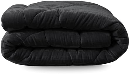 Zelesta Flanel Velvetbed Chique - Black 200x200cm