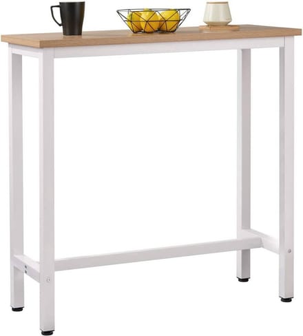 Bolt Edge Bartafel - Bruin - Rechthoekig - Hout & metaal - 100x40x100cm