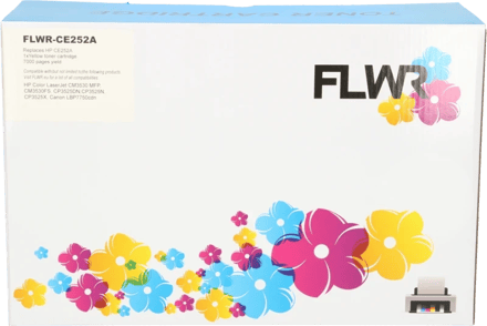 FLWR - Toner / 504A / Geel - Geschikt voor HP