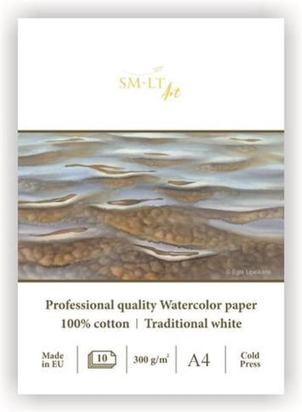 SMLT SMLT Aquarelblok Professional A4 300gr 10 vel