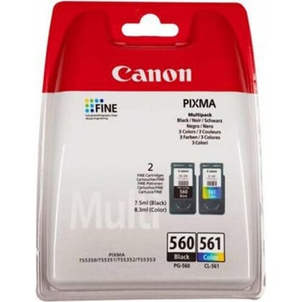 Canon Inktcartridge PG-560 / CL-561 Zwart + 3 kleuren Multipack