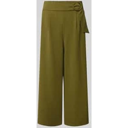 wide fit culottes met structuurpatroon