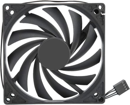 Stille 100mm PC Ventilator voor CPU Koeling - Stof- en Geluidsarm, 12V 4-Pin