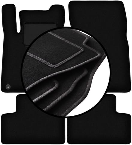 Complete set veloursmatten voor: Mercedes CLA II C118 sedan (2019-)