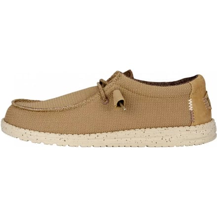 HEYDUDE Wally Sport Mesh Heren Instappers Tan/White Maat 41