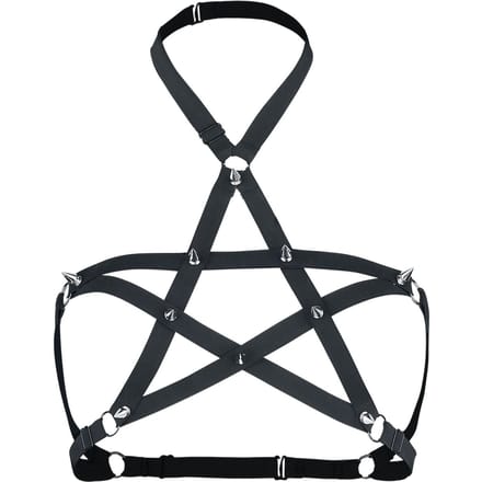 Jawbreaker - Gothic Harness - voor Vrouwen - zwart