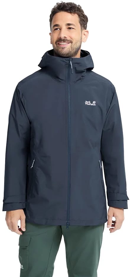 Jack Wolfskin Litestride 3in1 Jas Blauw S Man