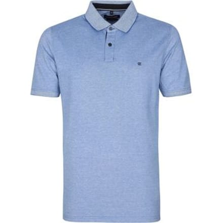 CASAMODA Polo Stretch Blauw - Maat M - Heren