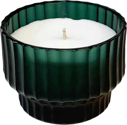 XLBoom Volta Small "Forest Mist" Geurkaars - in Glas - 30 branduren - Groen - Ø9,5 cm