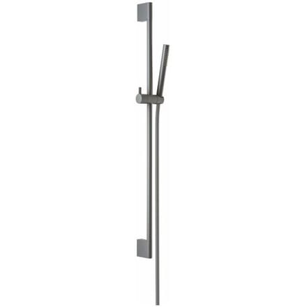 Herzbach DEEP GREY shower wall bar set Slide M with bar hand shower 23.690276.1.06
