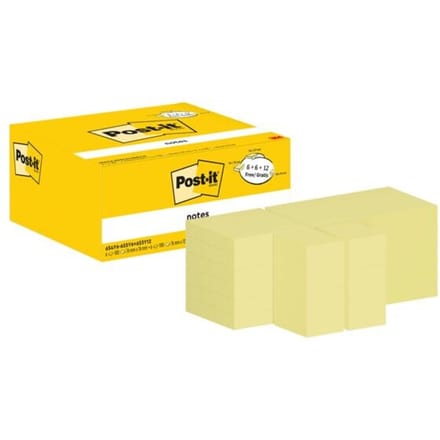 Set herkleefbare notes »Notes« verschillende maten, 6+6+12 stuks