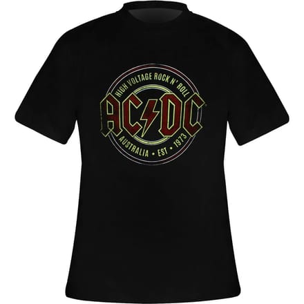 AC/DC - Est. 1973 Heren T-shirt - S - Zwart
