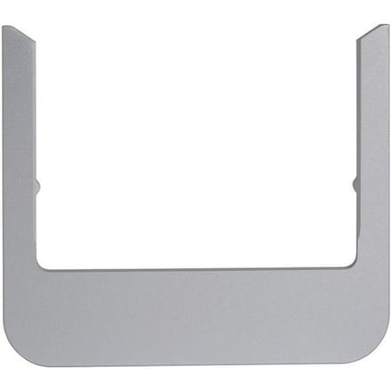 Hager Berker Design Raam Afgerond Aluminium - WD1153