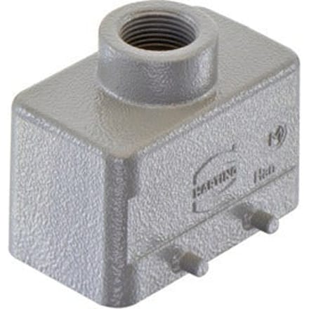 Han B Kap Boveninvoer M20 Aluminium Connector Behuizing - 19300101420