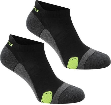 Karrimor korte Hardloopsokken (2 paar) - Unisex - Zwart - 46+