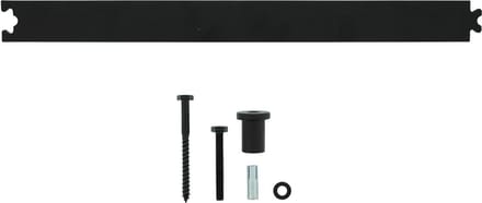 Intersteel Schuifdeursysteem – tussenrail 45 cm mat zwart