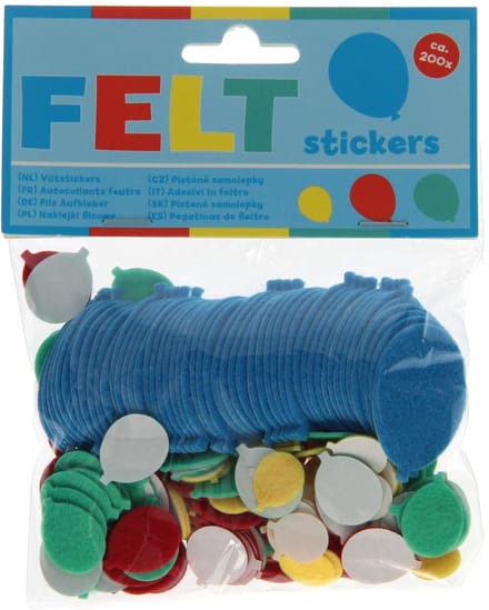 Wins Holland Felt stickers - Clouds 200 pcs.