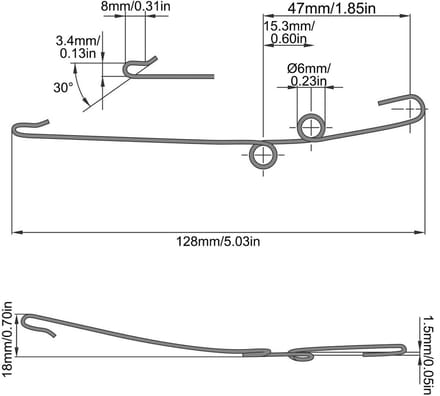 Dailygoods - Set van 2 RVS Roller Guide Rails voor Schuifdeuren