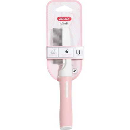 Zolux Anah kam fijn roze wit
