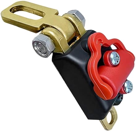 Accu Stroomonderbreker - Batterij Isolator - Voertuig Onderhoud - Messing Hoge Geleiding - 12 Volt - Messing