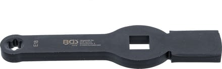 BGS Slag-ringsleutel - E-profiel (voor Torx) - met 2 slagvakken - E18