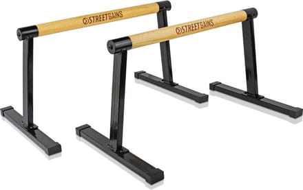 Houten Parallettes | StreetGains®