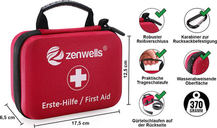 box voor auto, motorfiets, thuis, op het werk,EHBO-set ,14 items