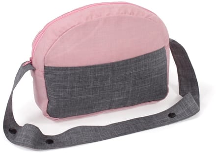 Bayer Chic 2000 - Poppen Luiertas - Melange Grijs Roze