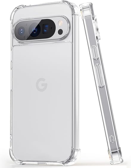 Hoesje geschikt voor Google Pixel 9 Pro - Techsuit Shockproof Silicone Back Cover - Transparant